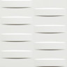 Настенная/напольная плитка из белой глины 3D Grid White Matt 40x80