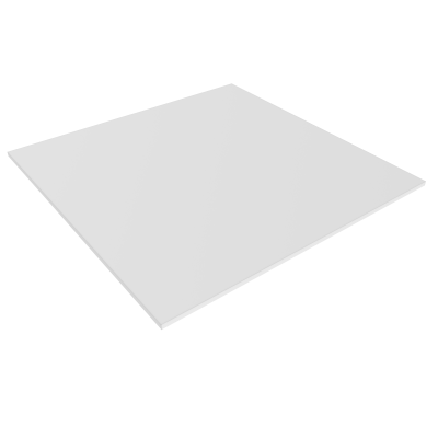 Кассета алюминий 595х595 мм открытый тип, белый, кромка "Board" 0,4 мм