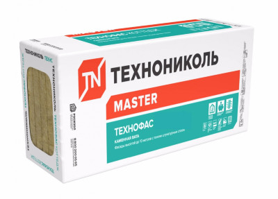 Базальтовый утеплитель ТехноНИКОЛЬ Технофас 1200х600х100 мм 3 шт