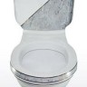 CREAVIT KLASIK Декор DIAG./GRI Комплект (унитаз, бачек, комплектация-механизм смыва, крышка) 