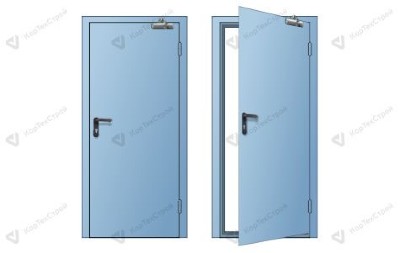 Дверь EIS-60 с доводчиком нестандартный RAL