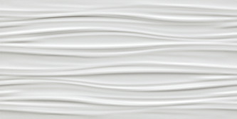 Настенная/напольная плитка из белой глины 3D Ribbon White Matt 40x80