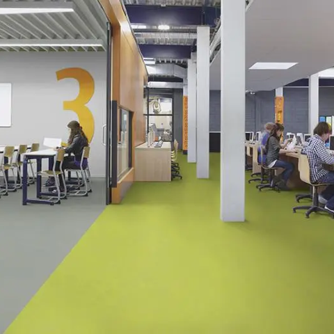 Линолеум Forbo Marmoleum Decibel green glow