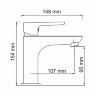Leine 3504 Смеситель для раковины