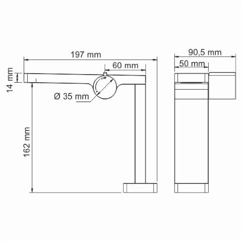 Alme 1510 Смеситель для раковины