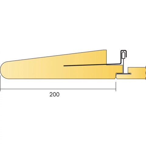 Ecophon Focus Wing Kit E Наружный угол (External corner kit) 1400х1400