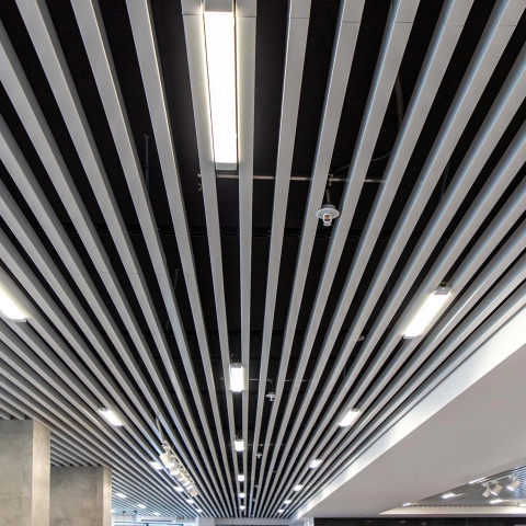 Кубообразная рейка Ш50/В80 белый, алюминий 0,4