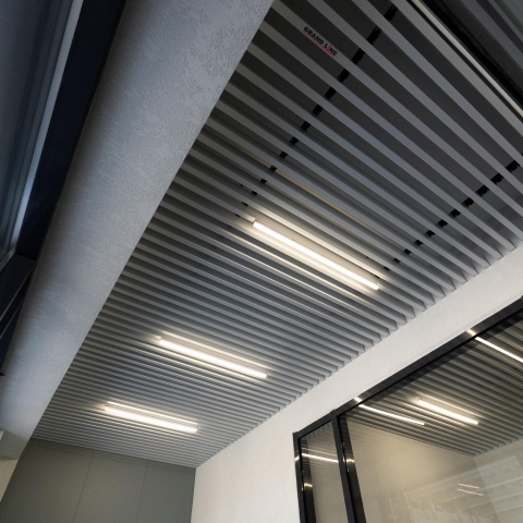 Кубообразная рейка Ш50/В100 белый, цинк 0,45