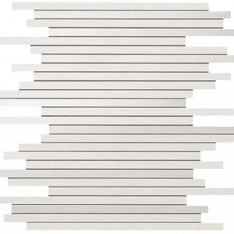 Настенная/напольная плитка из белой глины Dwell Ice Mosaico L