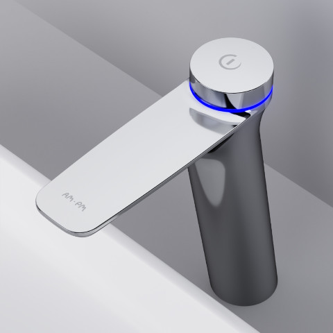 Смеситель для раковины TouchReel электронный высокий, с донным клапаном AM.PM Inspire 2.0 F50A93400