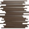 Настенная/напольная плитка из белой глины Dwell Brown Leather Mosaico L