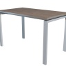 Стол NT 120x70 темный орех/серый