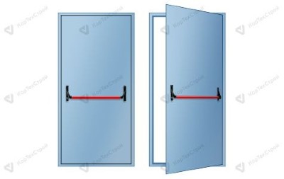 Противопожарная дверь EI-60 с антипаникой