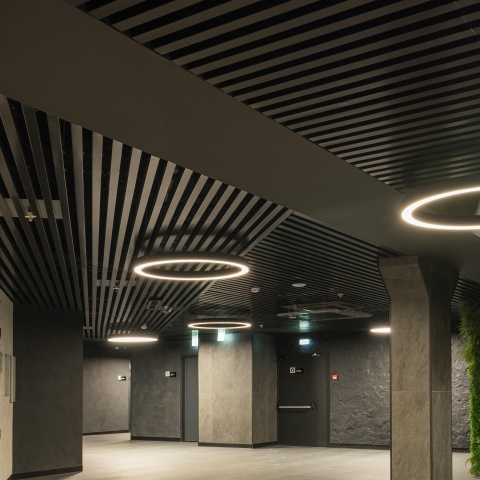 Кубообразная рейка Ш50/В60, цинк 0,45 Drap TX (белый, черный, графит) 