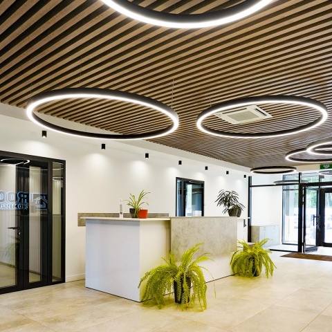 Кубообразная рейка Ш60/В60 дерево алюминий 0,4 White Wood 