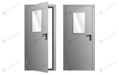 Техническая дверь RAL 7035