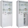 Медицинский шкаф HILFE МД 2 1780/SG