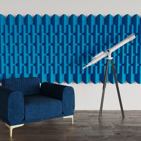 Панель акустическая декоративная овал