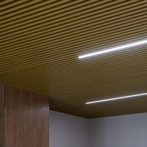 Кубообразная рейка Ш30/В100 RAL, алюминий 0,5