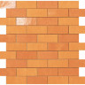 Настенная/напольная плитка из белой глины Ewall Orange MiniBrick