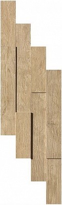 Керамический Гранит Окрашенный в Массе Axi Golden Oak Brick 3D