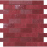 Настенная/напольная плитка из белой глины Ewall Amethyst MiniBrick