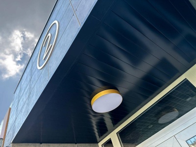 Рейка 150 мм черная, алюминий 0,4