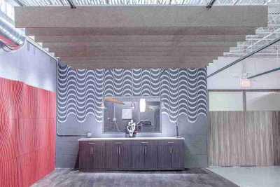 Панель акустическая декоративная баффл тип Т-образный