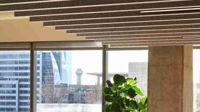 Панель акустическая декоративная баффл объёмный треугольный