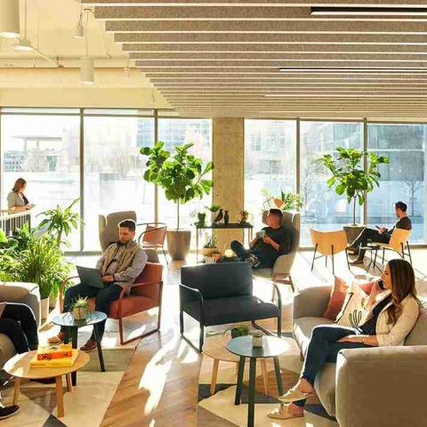 Панель акустическая декоративная баффл объёмный Н-образный