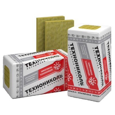 Базальтовый утеплитель ТехноНИКОЛЬ Техноруф Н30 1200х600х180 мм 2 шт