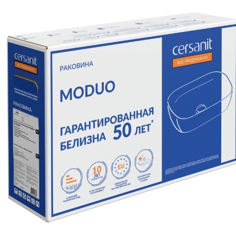 РАКОВИНА MODUO 50 SQUARE