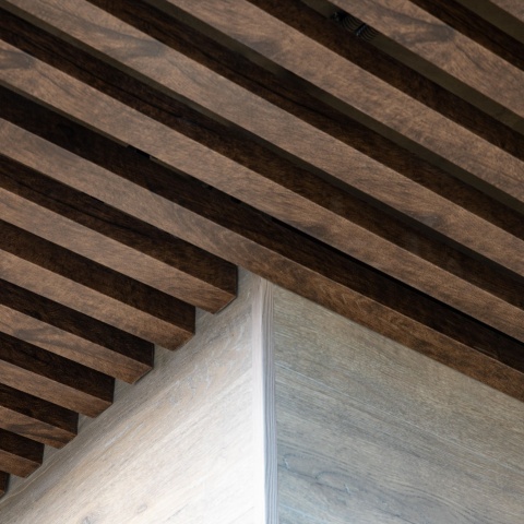 Кубообразная рейка Ш30/В60, цинк 0,45 Honey Wood 