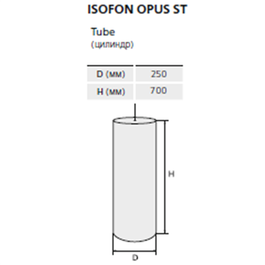 Акустические свободно висящие панели OPUS ST70 Tube