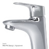 Смеситель для раковины AM.PM Joy F85E02100