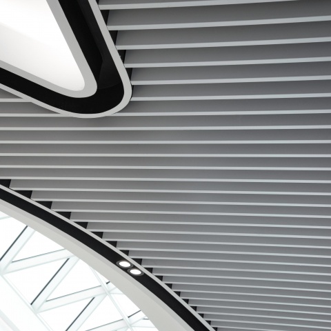 Кубообразная рейка Ш40/В40 белый, цинк 0,3 