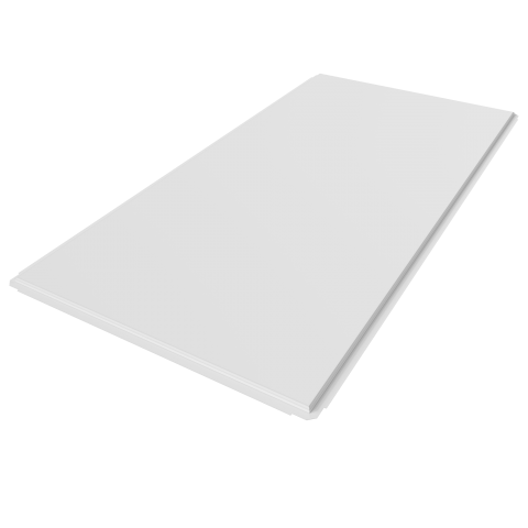 Кассета алюминий 1200х600 мм открытый тип, белый, кромка "Tegular 45" 0,5 мм