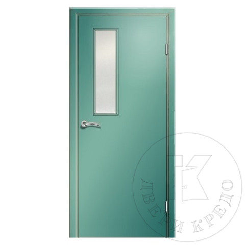 Дверь остеклённая противопожарная. Модель ПДО.322.(01) EI 60 RW 38 дб