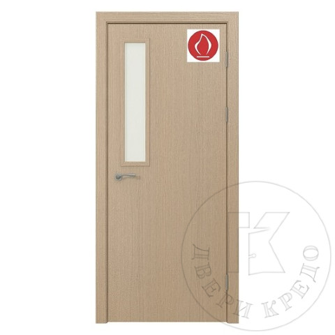 Дверь остеклённая противопожарная. Модель ПДО.322.(01) EI 60 RW 38 дб