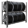 Стеллаж MS Pro 1200/1353x606 стационарный для хранения 8 шин