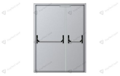 Дверь противопожарная полуторастворчатая с антипаникой ДПМ-2 Ei-60