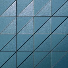 Настенная/напольная плитка из белой глины Arkshade Blue Mosaico Flag