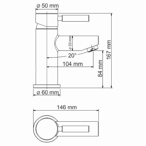 Main 4103 Thermo Термостатический смеситель для раковины