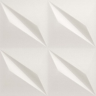 Настенная/напольная плитка из белой глины 3D Flash White Matt 80