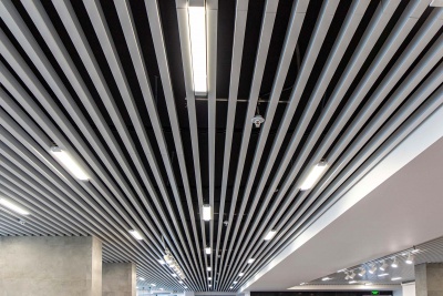 Кубообразная рейка Ш40/В40 белый, алюминий 0,3 