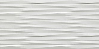 Настенная/напольная плитка из белой глины 3D Blade White Matt 40x80