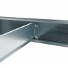 Стеллаж SB 1153х1167х525 для хранения 8 шин оцинкованный