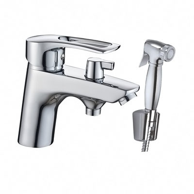 Смеситель д/умывальника шар. с гигиен. лейкой D40 Avila Gota Rocio G261610